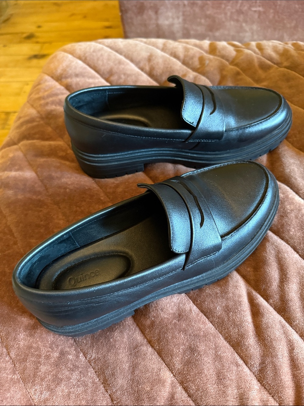 Italian Leather Lug Sole Loafer